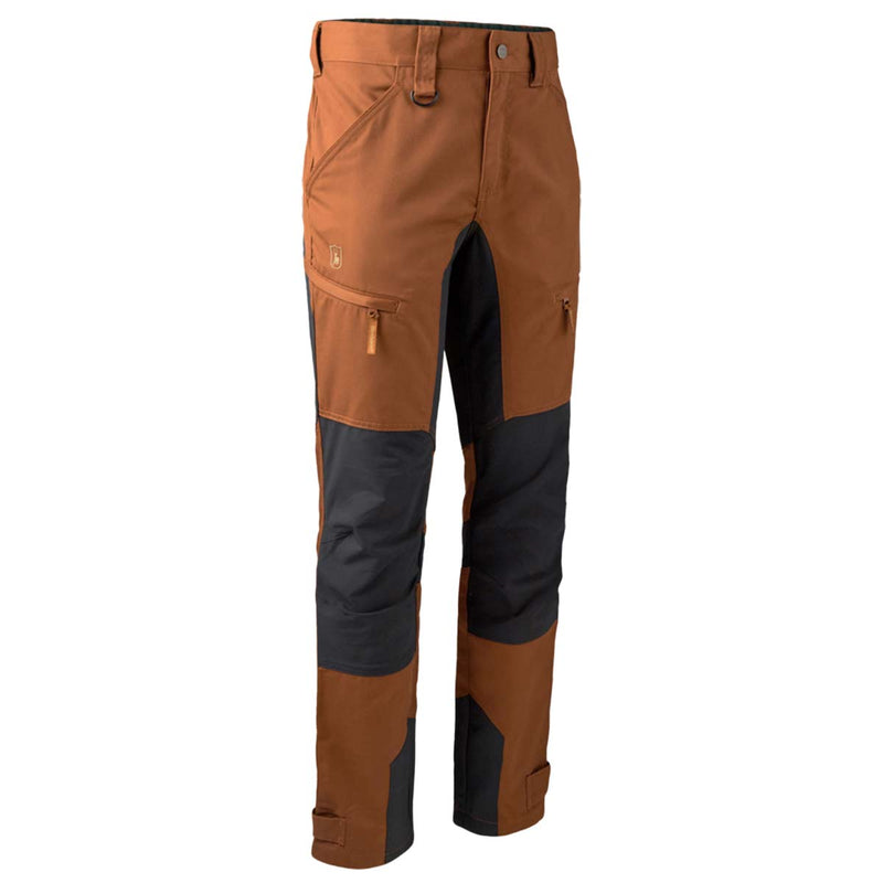 Deerhunter Rogaland Stretch Trousers With Contrast Burnt Orange