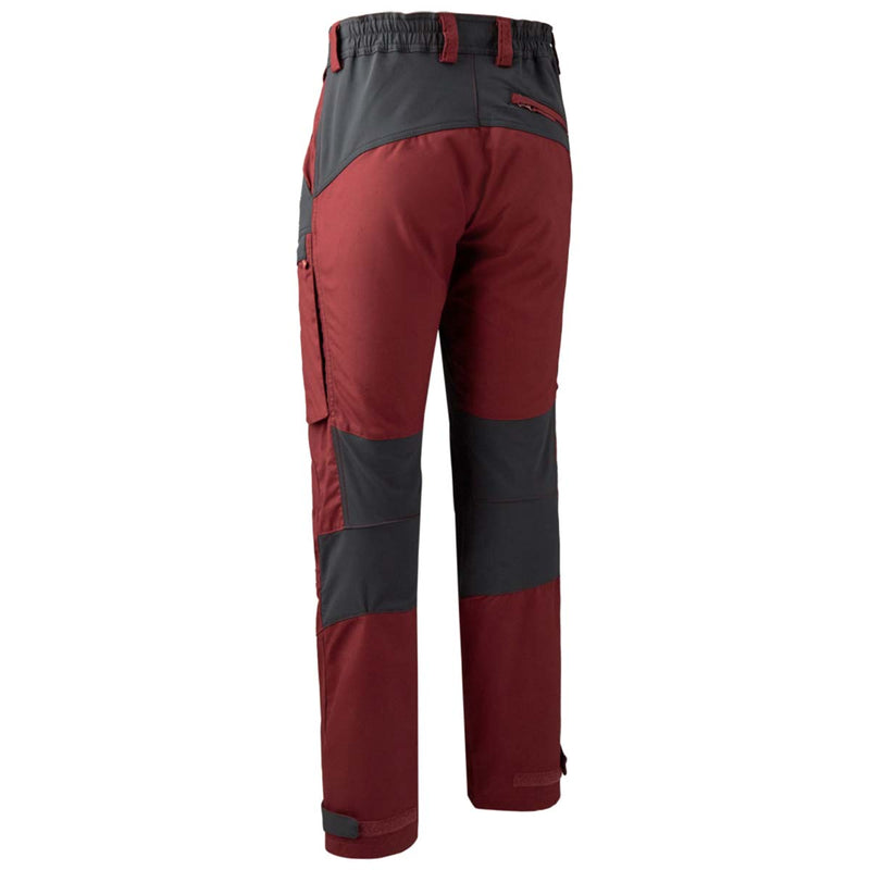 Deerhunter Strike Trousers Oxblood Red Rear