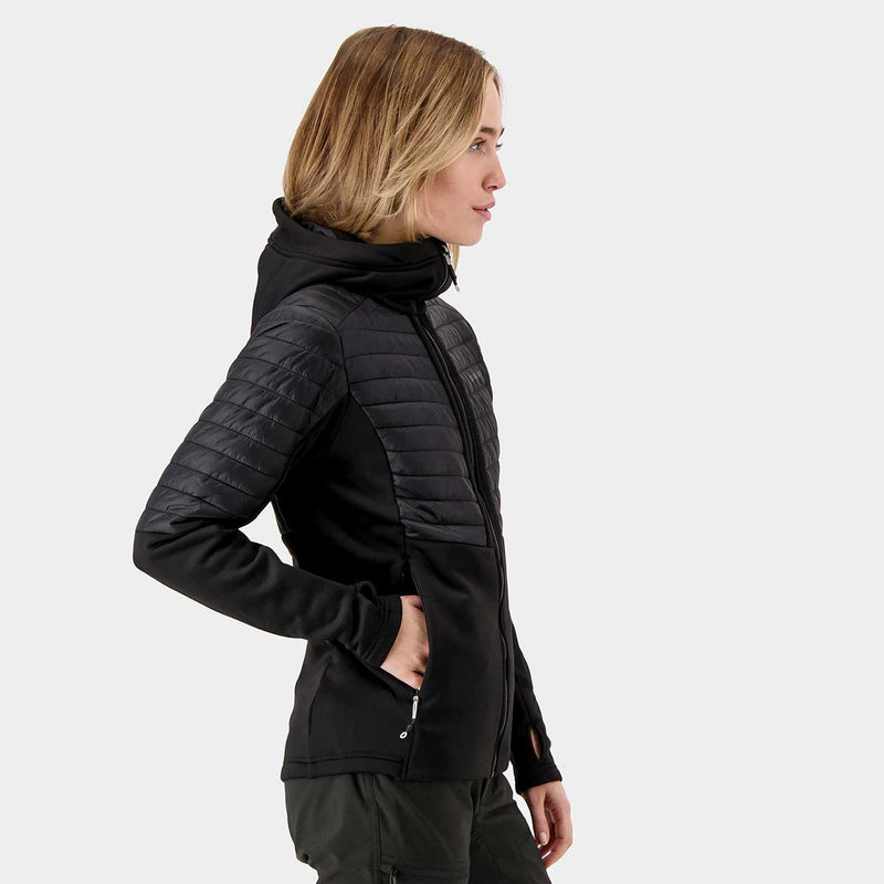 Didriksons Annema Women's Full Zip Jacket in Black