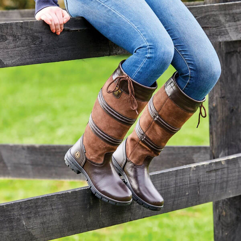 Ladies waterproof country boots - Dublin Husk II Chocolate