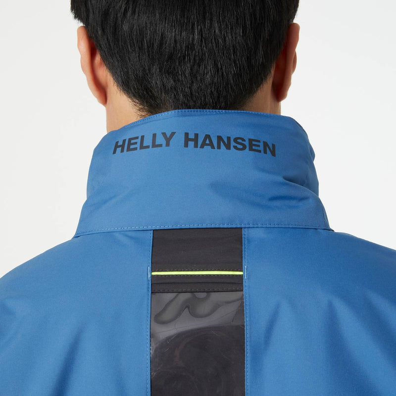 Helly Hansen Crew Hooded Midlayer Mens Jacket Azurite