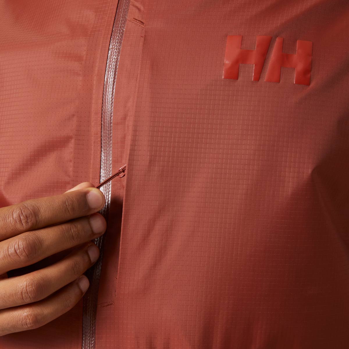 HH Verglas Micro Shell Jacket Iron Oxide