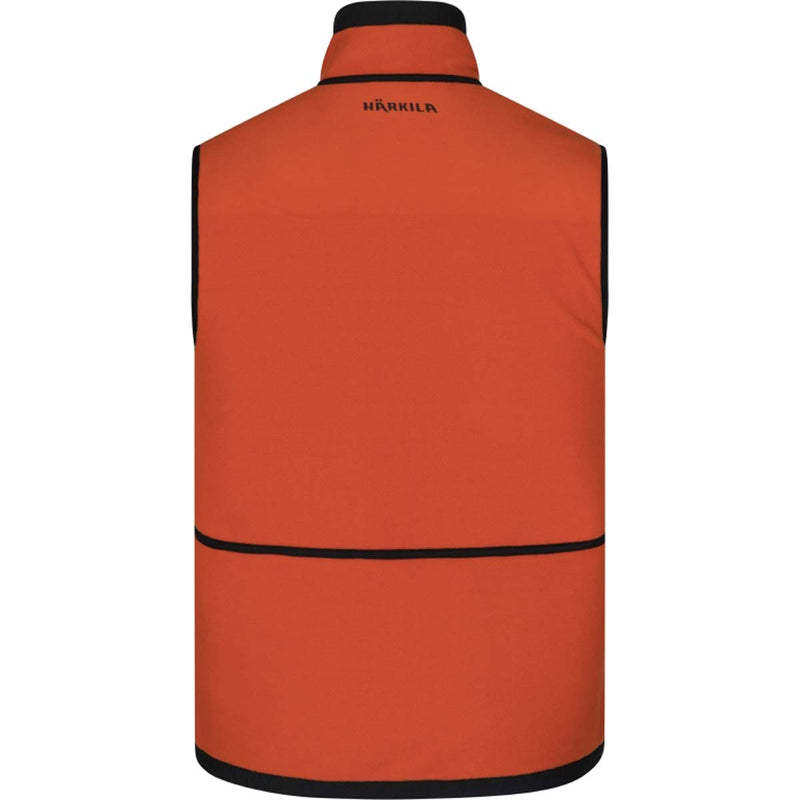 Harkila Kamko Pro Edition Reversible Hi-Vis Waistcoat Reverse Orange Rear