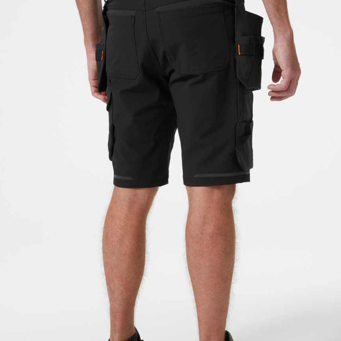 Helly Hansen Kensington Construction Shorts Black Lifestyle rear