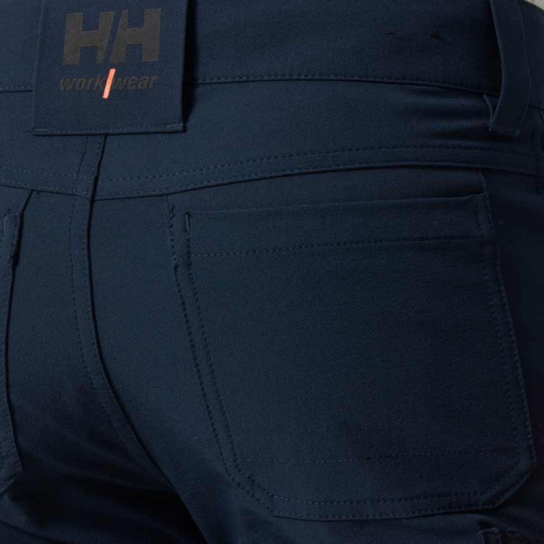 Helly Hansen Kensington Service Shorts Navy Rear life