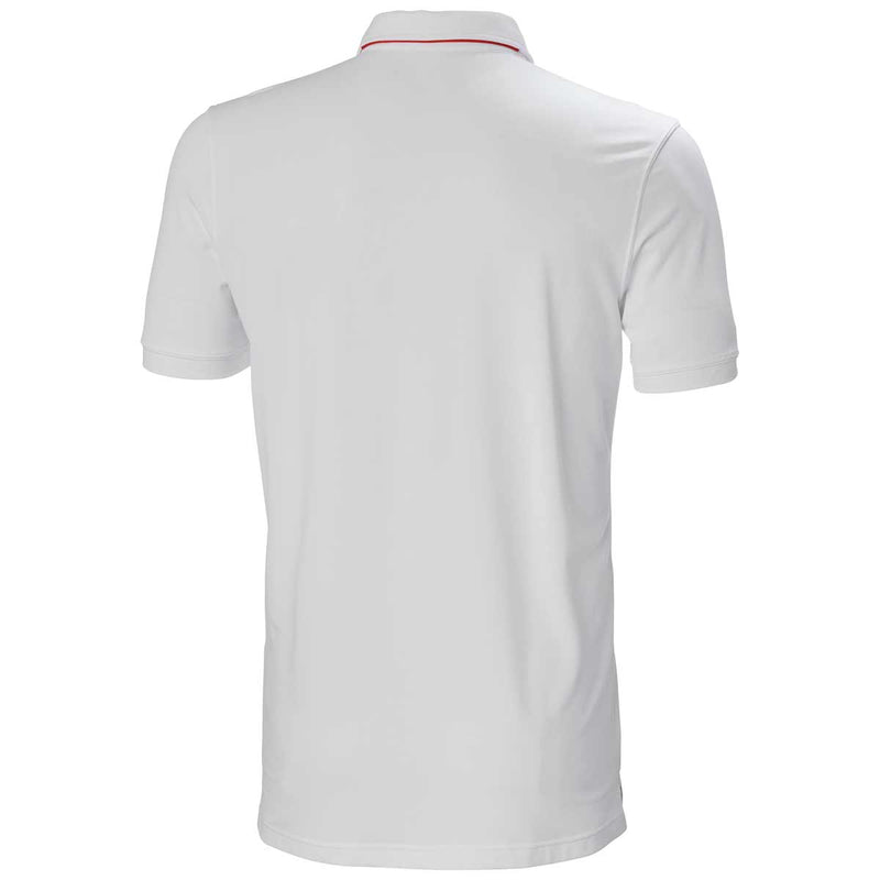 Helly Hansen Kensington Tech Polo Shirt White Rear