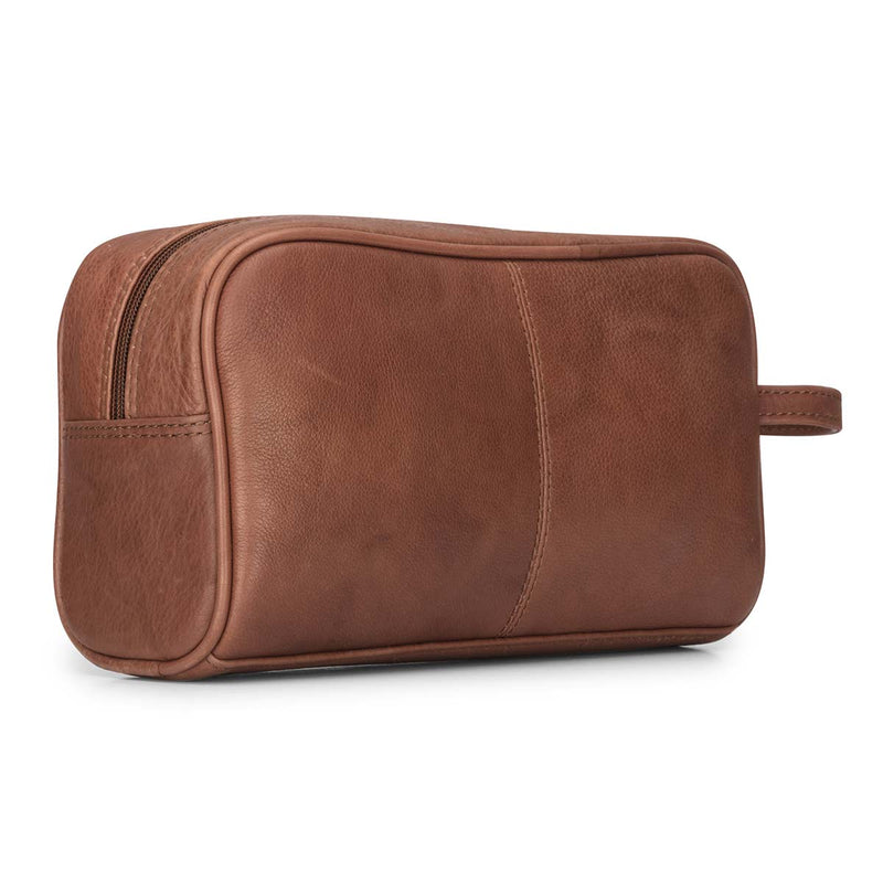 Hoggs Of Fife Monarch Leather Wash Bag
