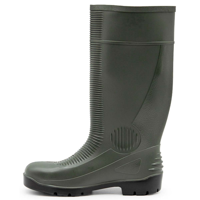 Swampmaster Contractor S5 Safety PVC Wellington Boot - Green