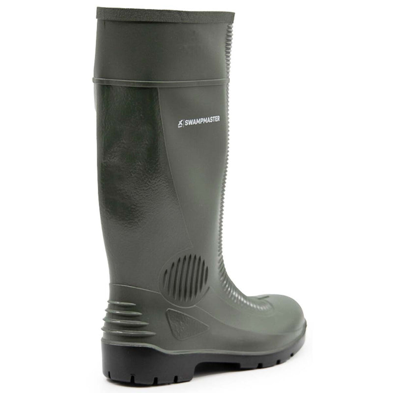Swampmaster Contractor S5 Safety PVC Wellington Boot - Green