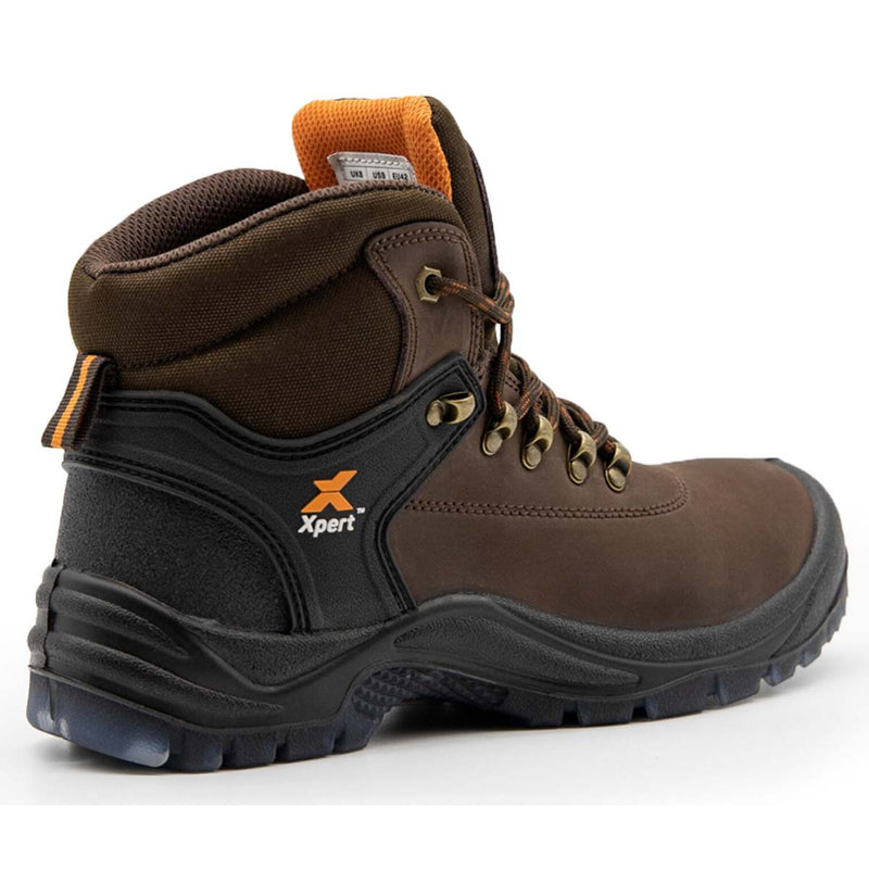 Xpert Warrior SBP Safety Laced Boot - Brown