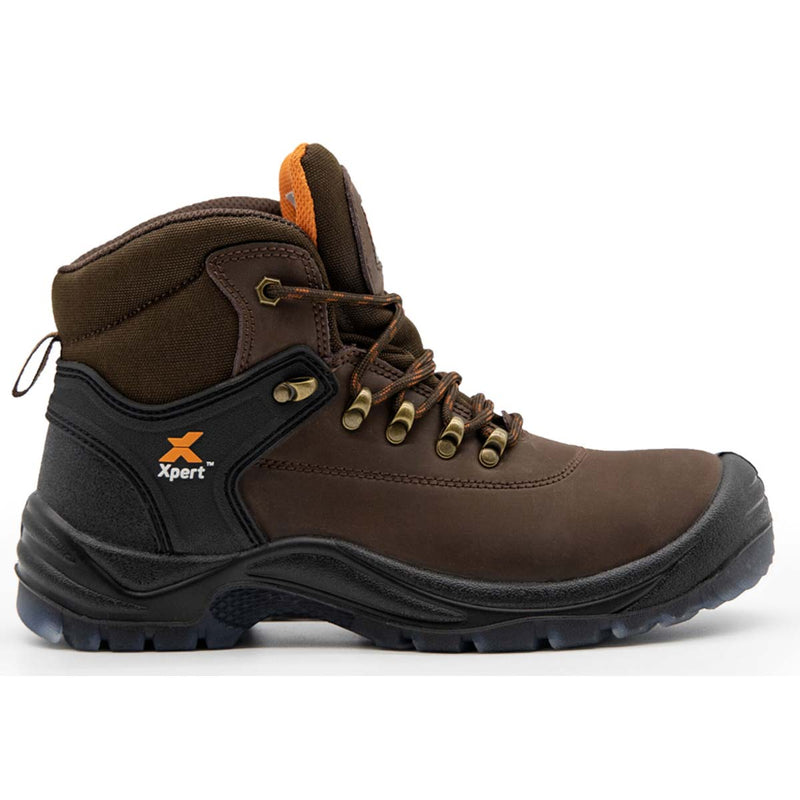 Xpert Warrior SBP Safety Laced Boot - Brown