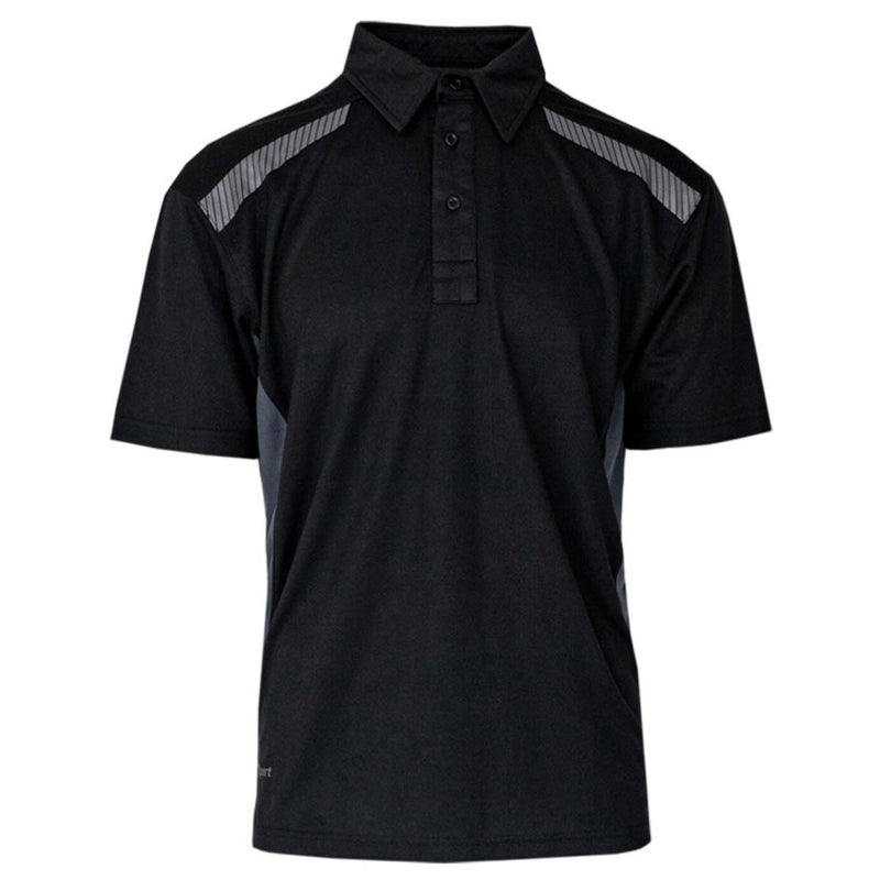 Xpert Pro Stretch Polo Shirt - Black