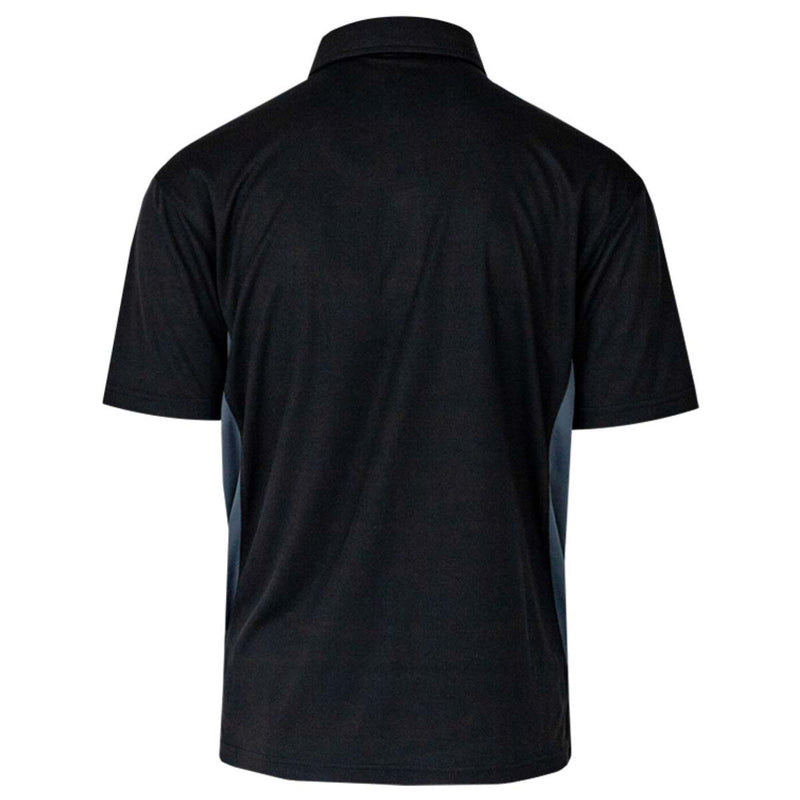 Xpert Pro Stretch Polo Shirt - Black - Rear
