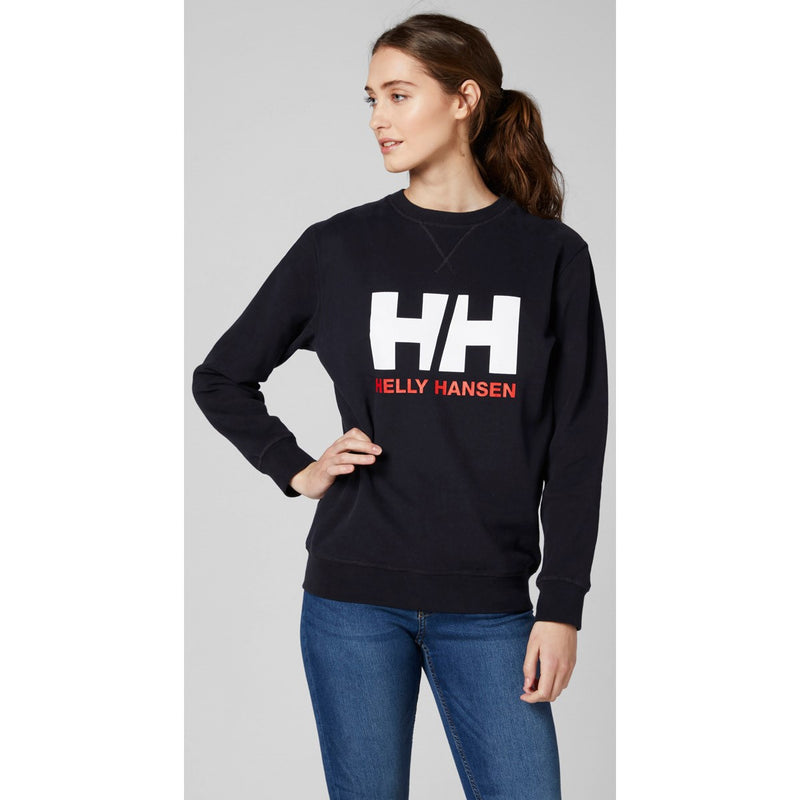 Helly Hansen Womens HH Logo Crew Sweat - Navy