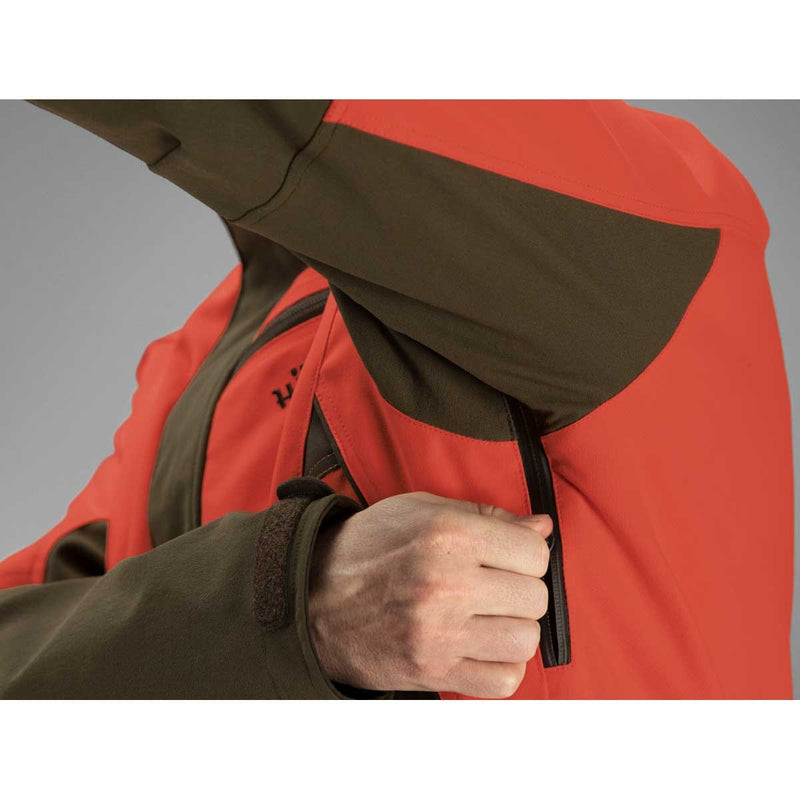 Harkila Wild Boar Pro Jacket - Orange Blaze/Willow Green