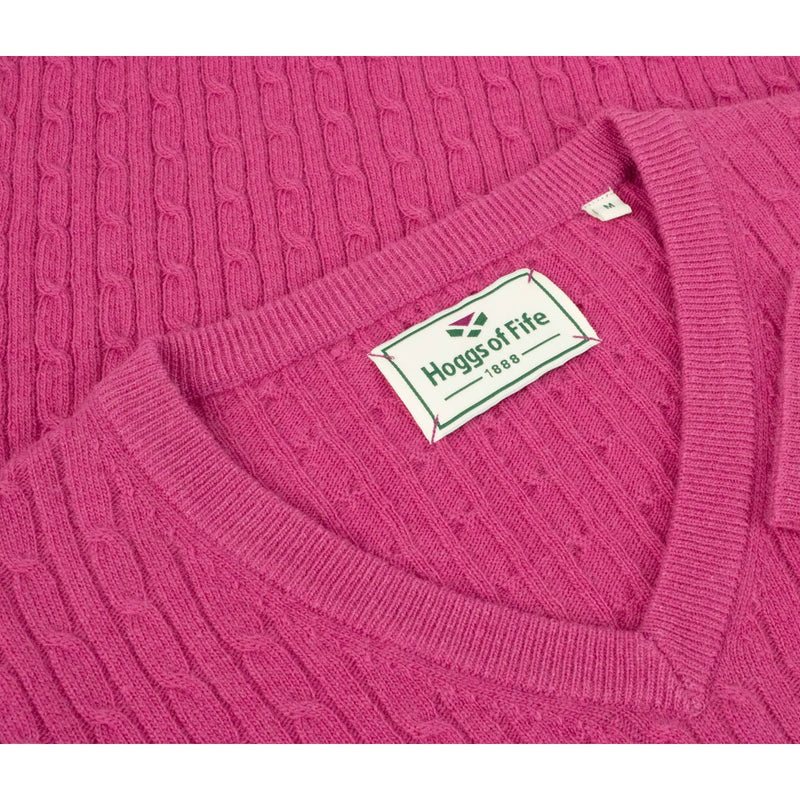 Hoggs of Fife Lauder Ladies Cable Pullover | ArdMoor