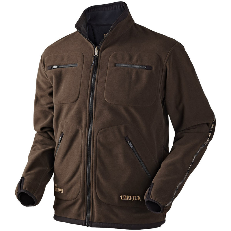 Harkila Kamko Reversible Fleece - Pirate Black /Shadow Brown
