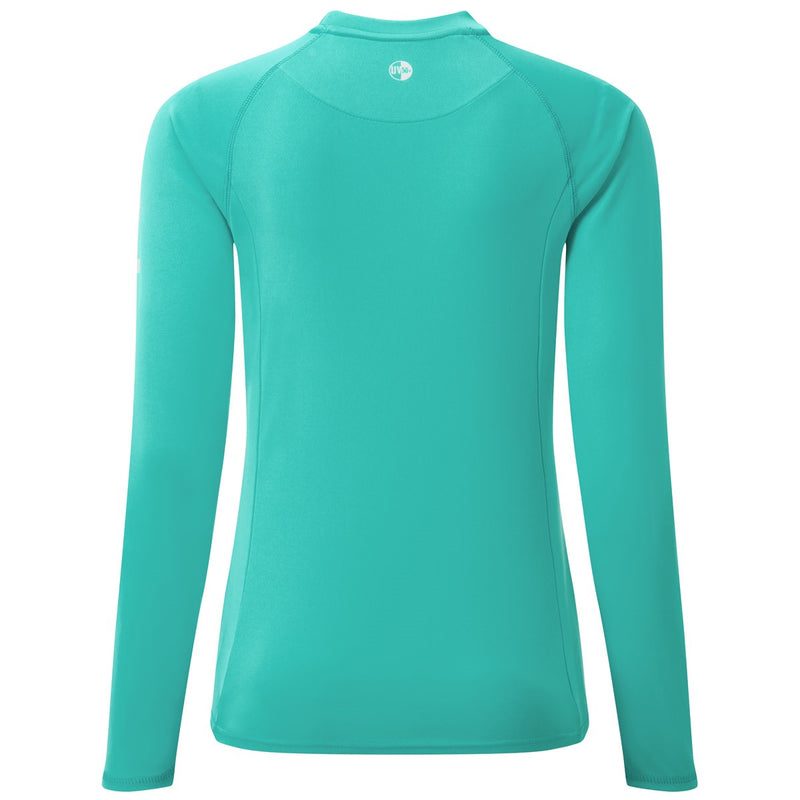 Gill Women's UV Tec Long Sleeve Tee - Turquoise - Rear