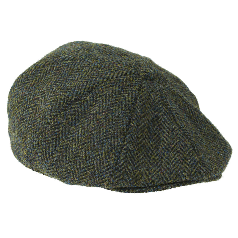 Heather Arran Harris Tweed 8-piece Cap