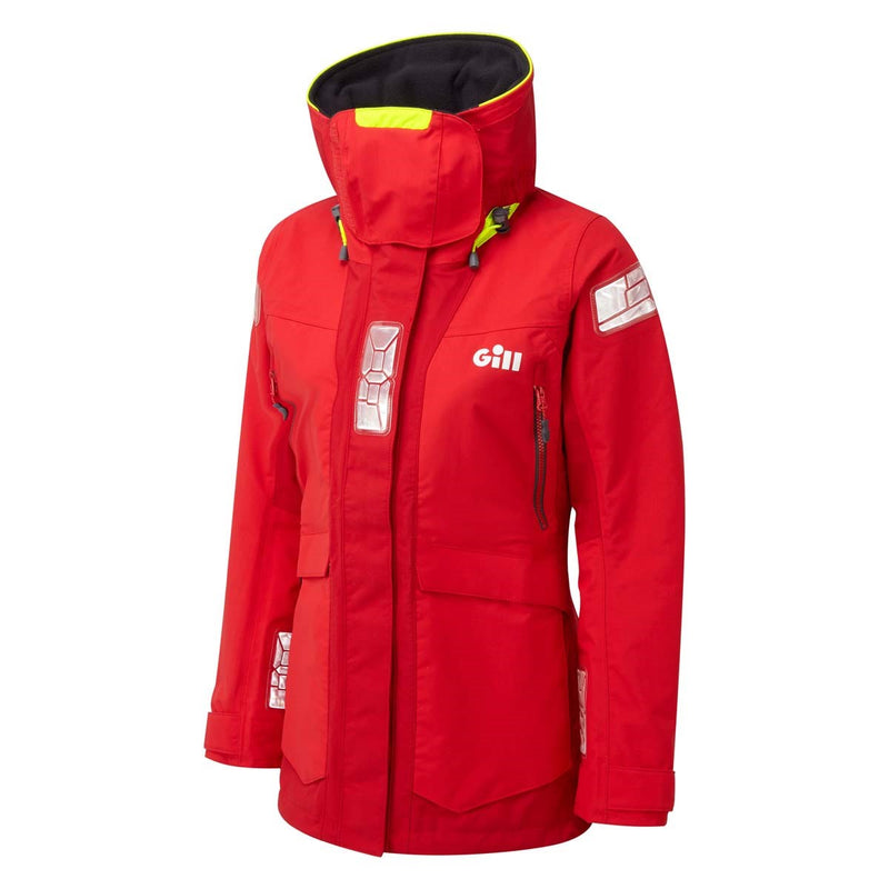 Gill OS2 Offshore Women's Jacket - Red/Bright Red