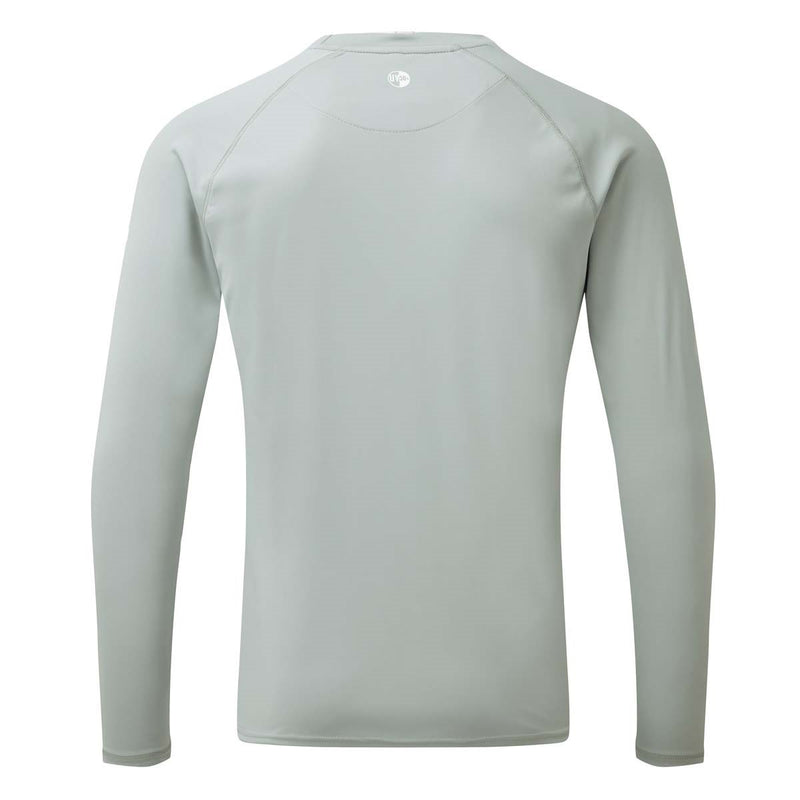 Gill Men's UV Tec Long Sleeve Tee - Medium Grey - Rear