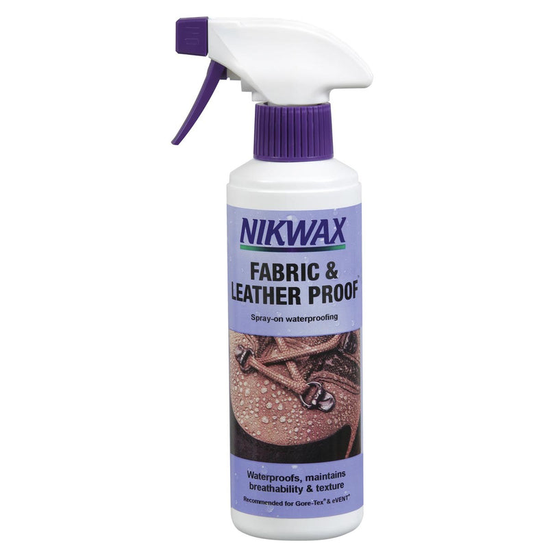 Nikwax Fabric & Leather Proof - 300ml pump spray on 