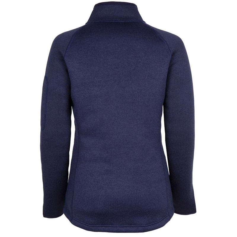 Gill Women's Knit Fleece Jacket - Navy - Rear