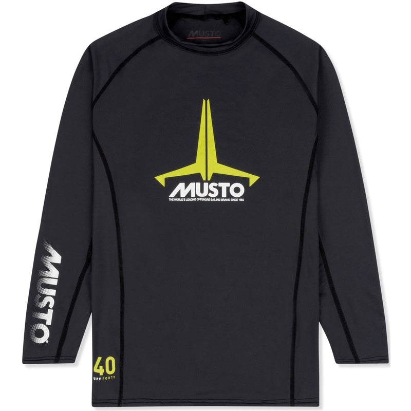 Musto Youth Insignia UV Fast Dry Long Sleeve T-Shirt - Black 