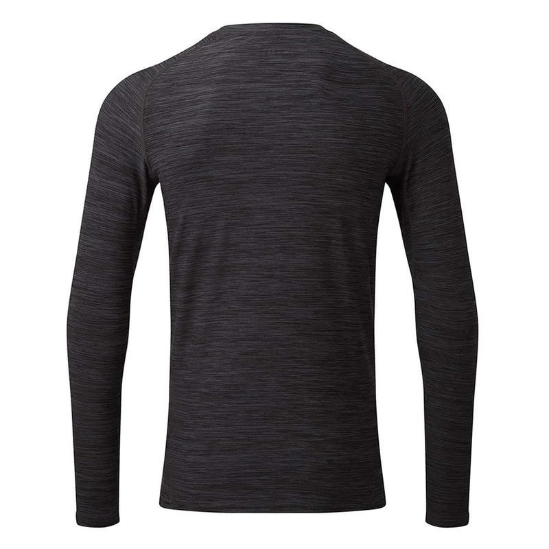 Gill Men's Long Sleeve Crew Neck - Ash Melange - Rear