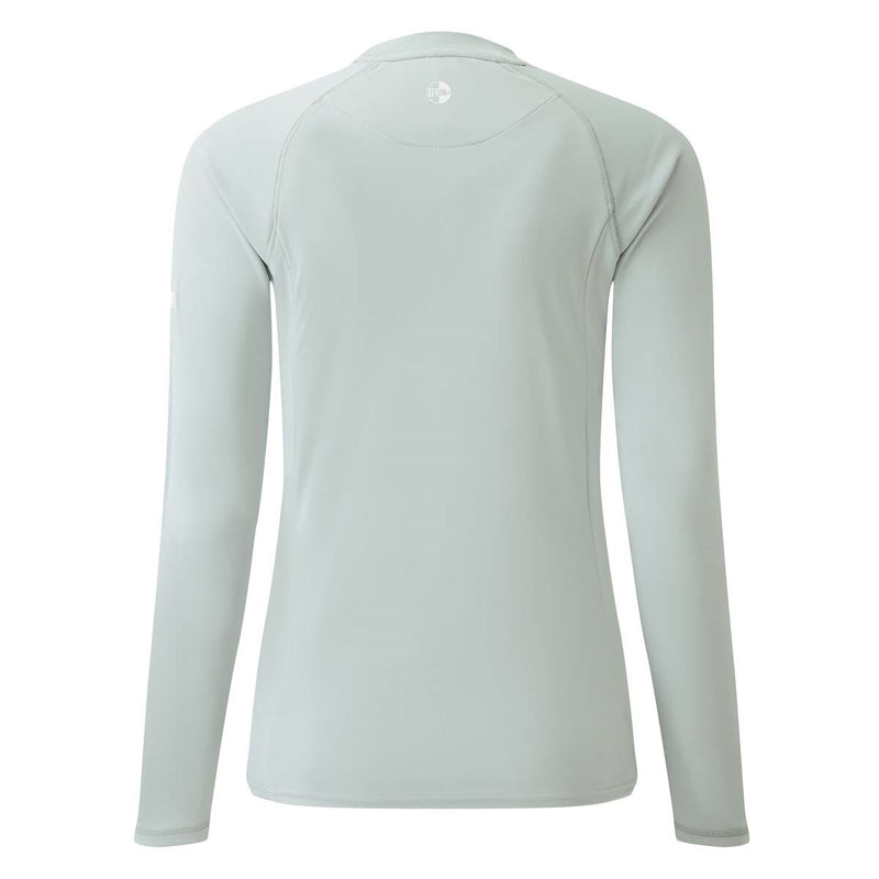 Gill Women's UV Tec Long Sleeve Tee - Medium Grey - Rear
