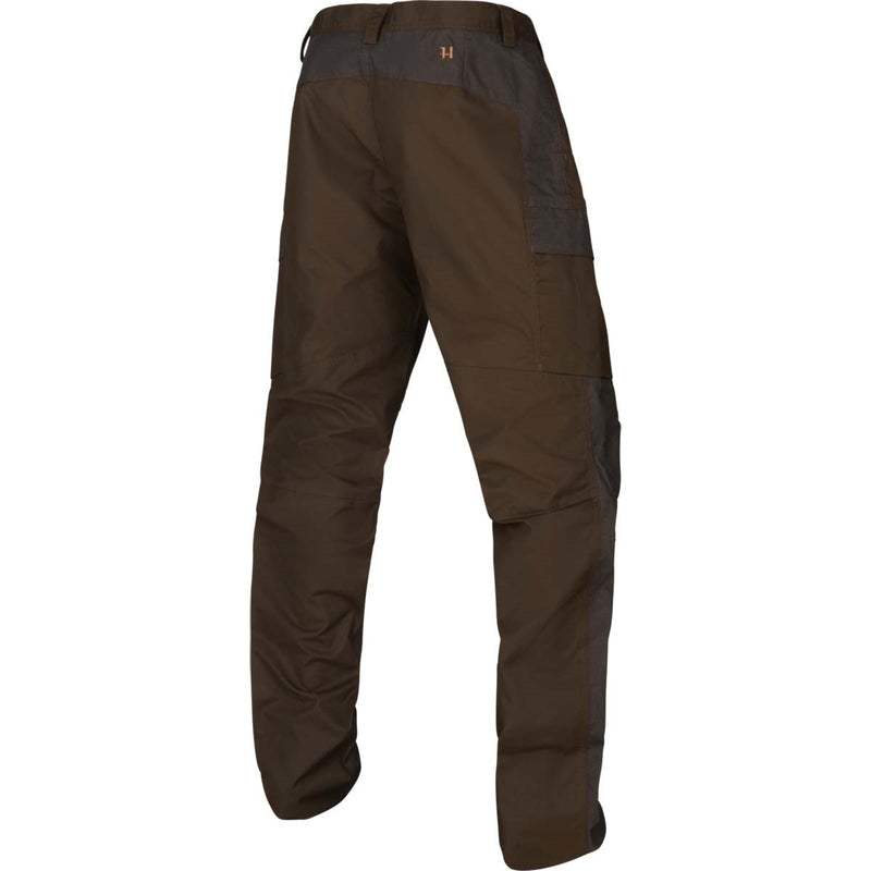 Harkila Asmund Trousers - Willow Green / Shadow Brown - Rear