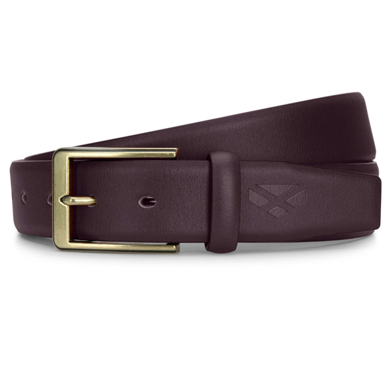 Hoggs of Fife Feather Edge Leather 35mm Belt